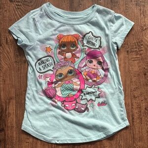 L.O.L. Surprise! Kids Light Blue Graphic T-Shirt